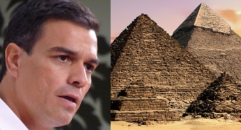 Sánchez hundiría el Antiguo Egipto: Las pirámides eran ofrendas al faraón