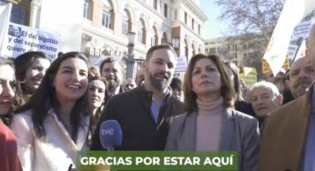 VÍDEO: Los agricultores aplauden efusivos a Santiago Abascal