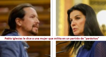 VÍDEO: Iglesias le dice a una mujer que milita en un partido de ‘parásitos’
