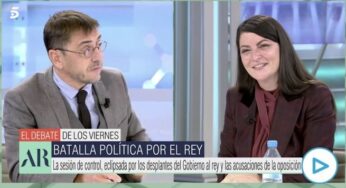 VÍDEO: Olona deja K.O a Monedero en el programa de Ana Rosa