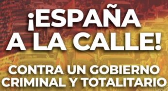 12 de octubre: Manifestación contra Sánchez en coche