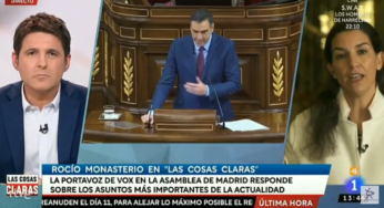 VÍDEO: Rocío Monasterio le pega un corte al periodista Jesús Cintora