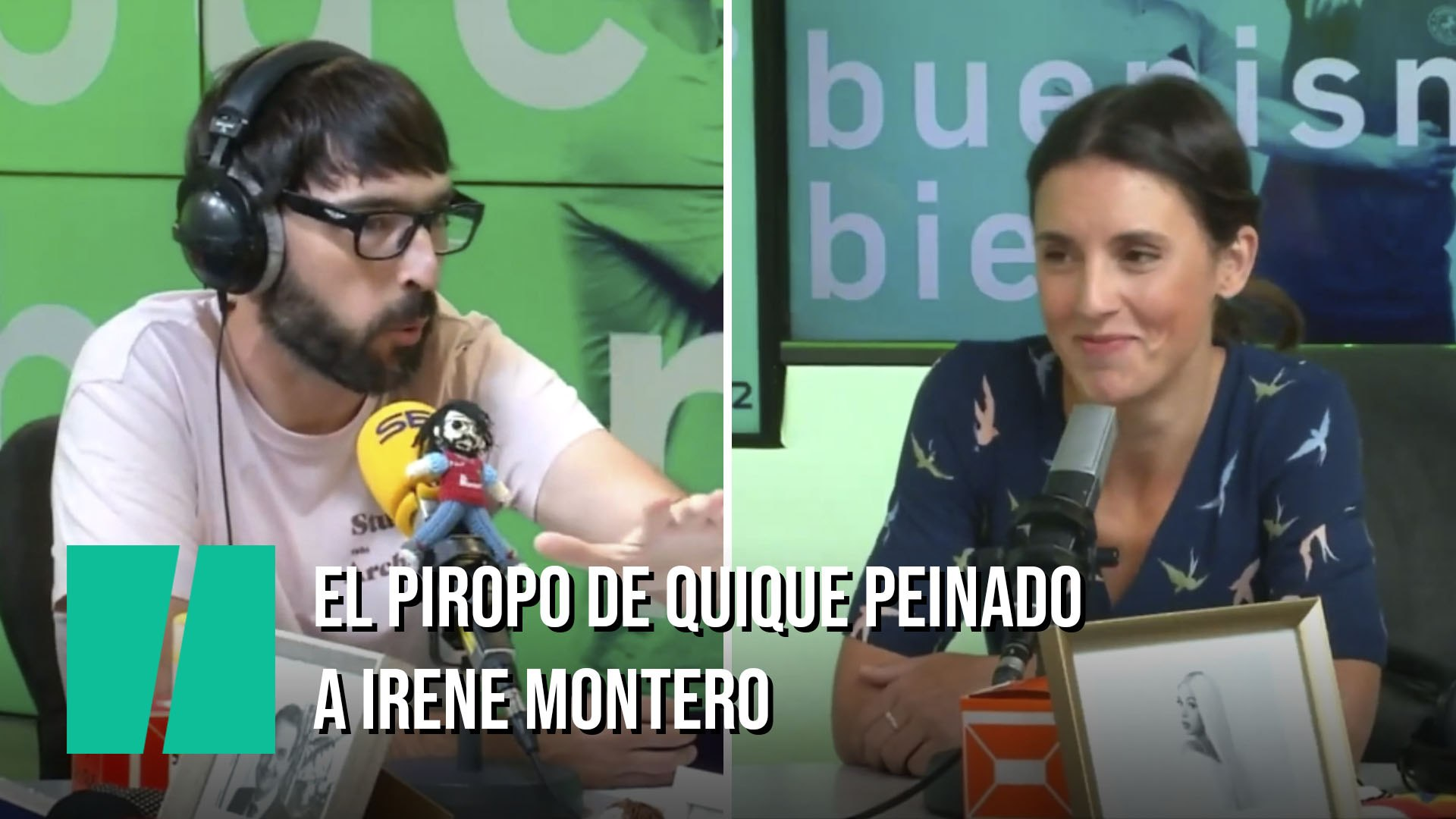 VÍDEO: Un periodista de izquierda piropea a Montero y ella se emociona