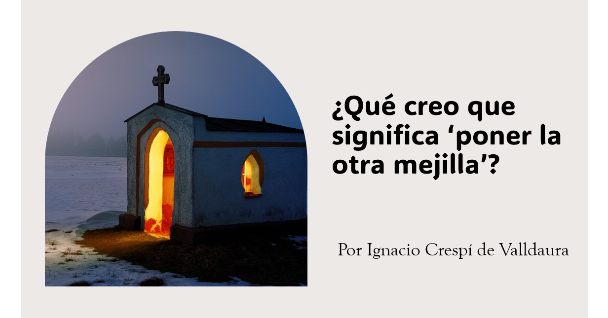 ¿Cuál creo que es el verdadero significado de 'poner la otra mejilla'? ¿Cuál creo que es el verdadero significado de 'poner la otra mejilla'?